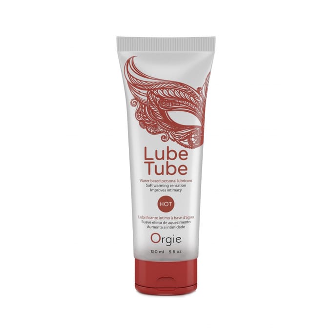 Lube Tube Hot - Glijmiddel op Waterbasis met Verwarmend Effect - 150 ml