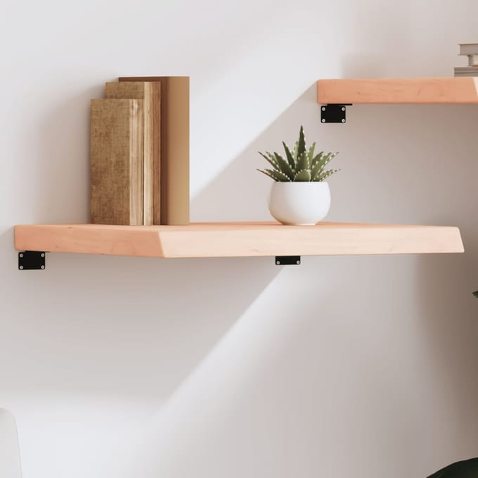 vidaXL - Tafelblad - 60x60x(2-6) - cm - onbehandeld - massief - eikenhout