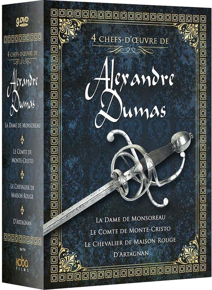 4 CHEFS-D'ŒUVRE D'ALEXANDRE DUMAS - COFFRET 9 DVD
