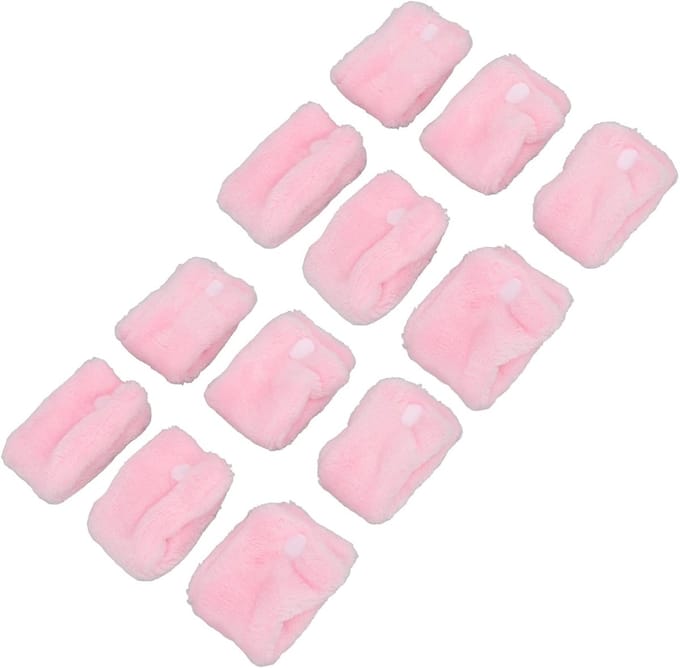 Elektrische Haarrollers - Krulspelden Set - Haar Krullen - Hitteloos Styling - 12 Stuks - Roze