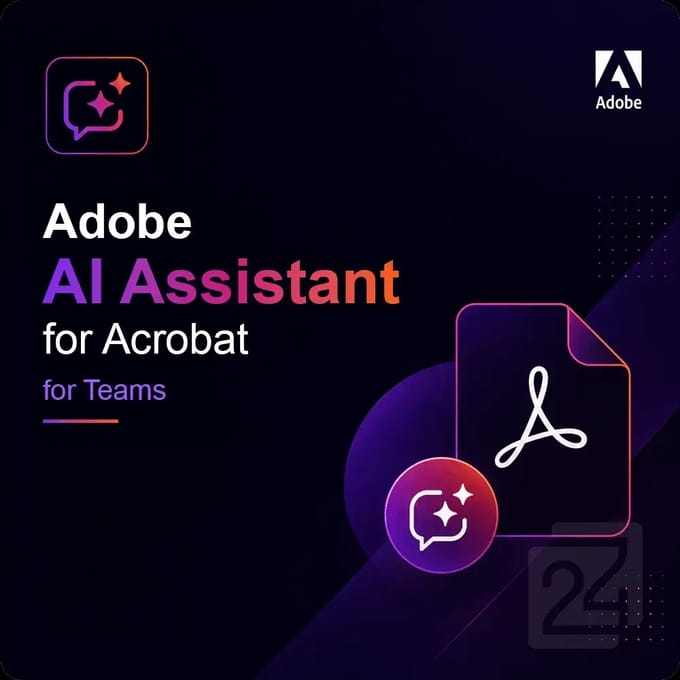 Adobe AI Assistant for Acrobat for Teams Corporate 1 - 9 Gebruiker(s)