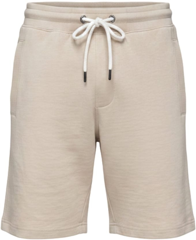 OMBRE Korte Broek - Regular Fit - Katoen - Effen Lichtgrijs M