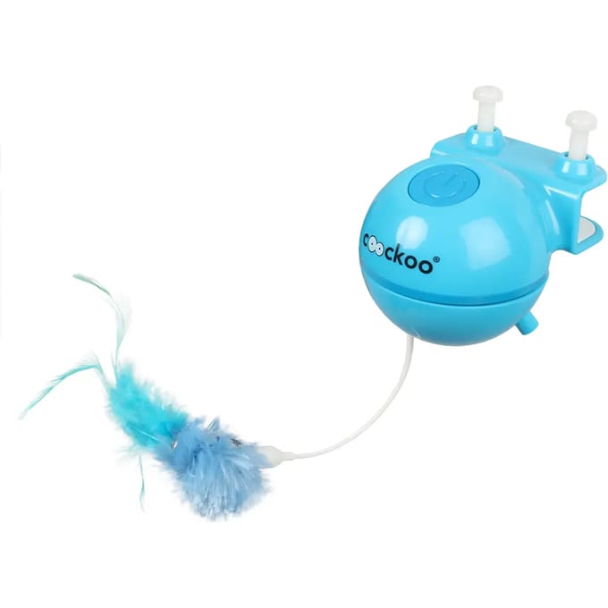 Coockoo - Speelgoed Voor Dieren - Kat - Coockoo Roxy Laserspeelgoed 8x8x10,5cm Blauw - 1st
