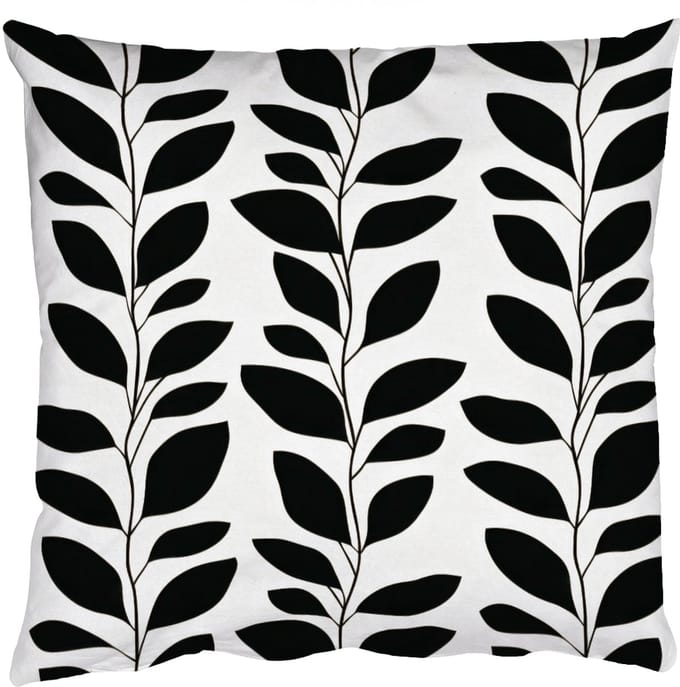 Sierkussens - Kussentjes Woonkamer - 60x60 cm - Botanisch - Dessin - Zwart - Beige