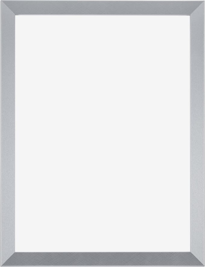 Fotolijst 24x32 cm - MDF - Zilver Glans - Cork
