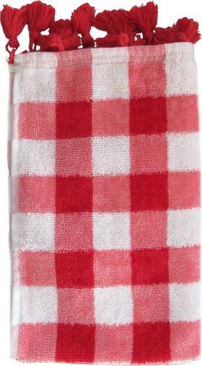 Covers & Co Dora Gastendoekje - 30x50 cm - Rood - 6 stuks