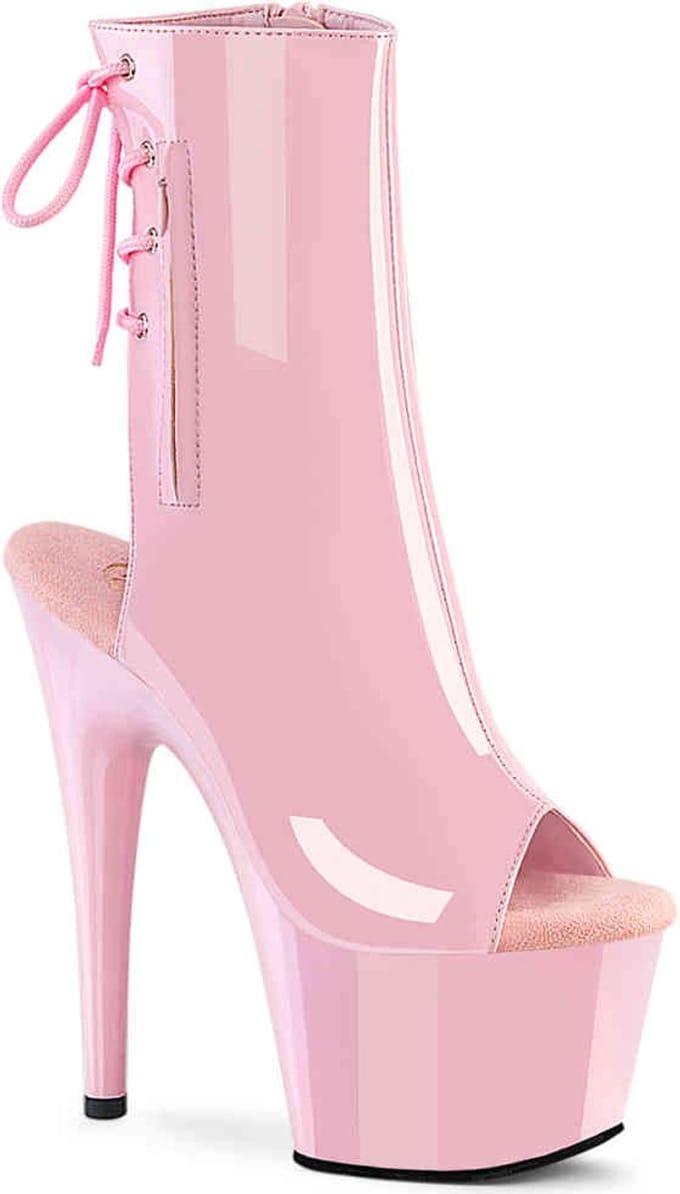 Pleaser - ADORE-1018 Plateau Laarzen - US 7 - 37 Shoes - Roze