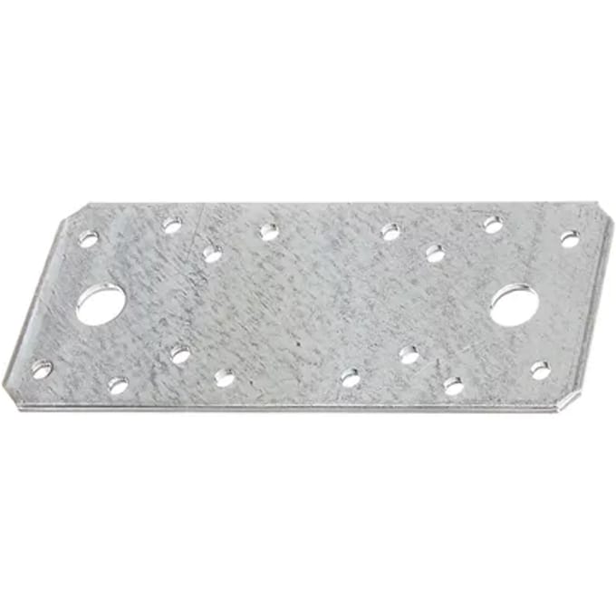 Alberts Verbindingsplaat - Verzinkt Staal - 133x55x2,5mm