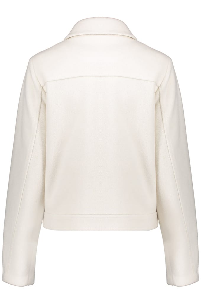 Geisha Jacket Zip Off-white Maat: M | Korte Jassen Outlet | Dames | Wit