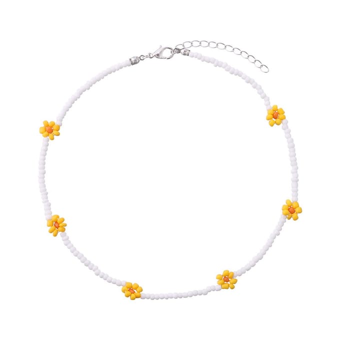 Kralenketting bloemetjes - Daisy - Kralen - Bloemen