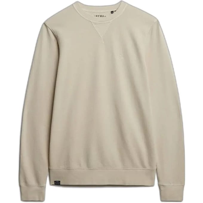 Superdry Trui Classic Essential Sweatshirt M2014044a 1ki Rainy Day Grey Mannen Maat - S