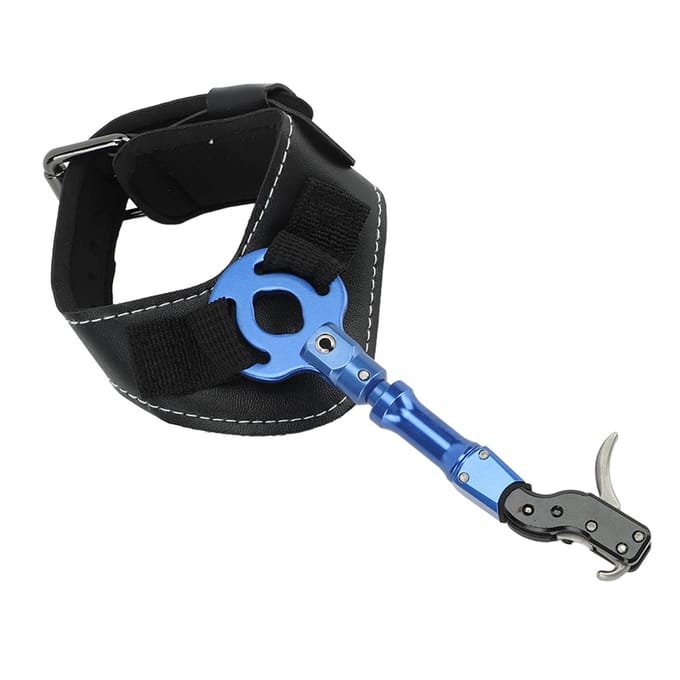 Boogschieten Release Hulp 360 Graden Rotatie Verstelbare Polsband Spons Kussen Compound Boog Release Hulp voor Buiten Boogschieten