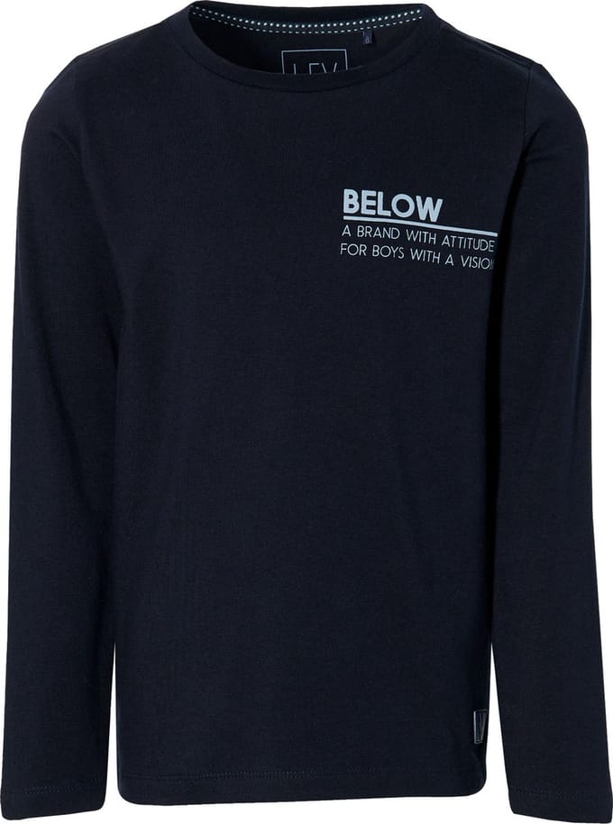 Levv boys - Shirt Kadir - Dark Blue - maat 176