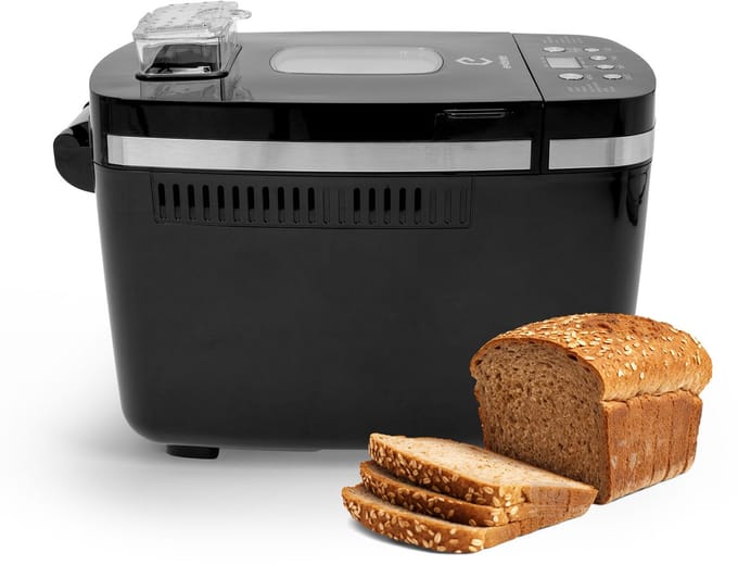 Evidenter BM800 - Broodbakmachine - Brood 1.3 KG Capaciteit - Warmhoudfunctie - Ingrediënt Dispenser - 14 Bakprogramma’s Incl. Glutenvrij programma