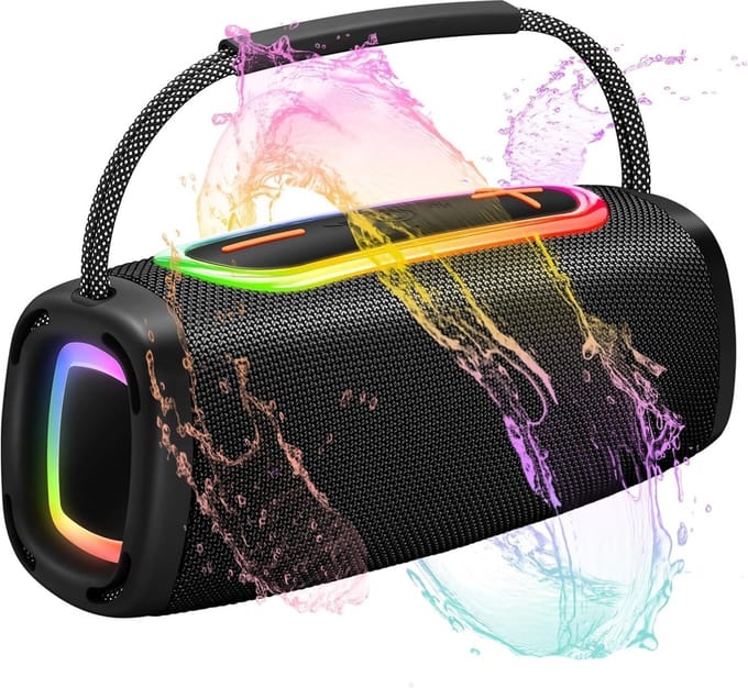 Draagbare Bluetooth Speaker met Krachtig Stereogeluid en Lange Batterijduur