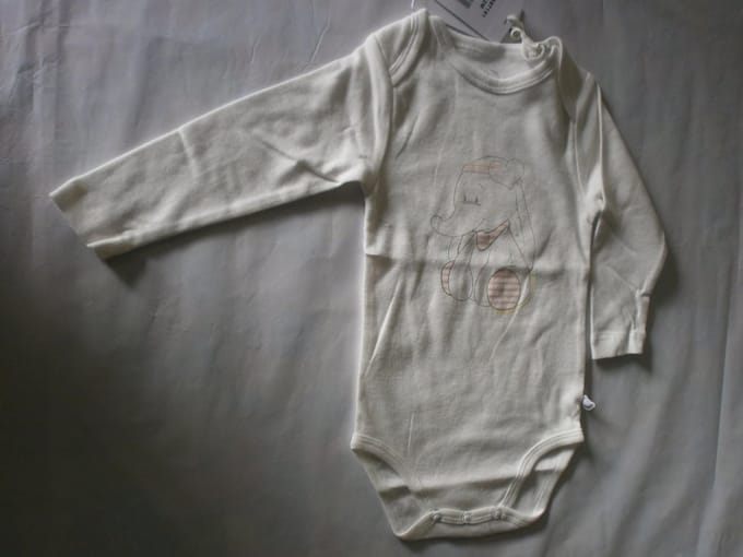 2pack bodyset van 2 zelfde body's noukie's olifant 18 maand 86