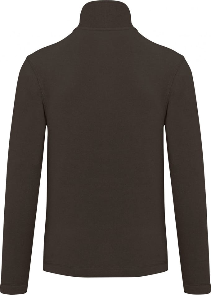 Kariban Microfleece met rits heren K911 - Chocolate - S