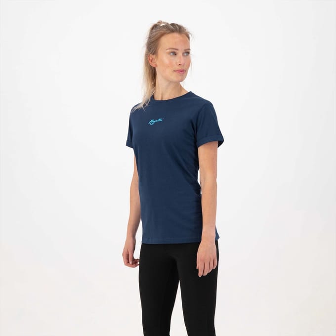 Rogelli Logo Dames Sportshirt - Korte Mouw - Blauw