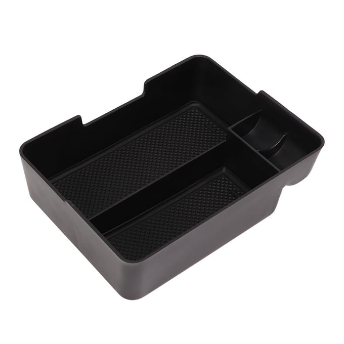 Opbergdoos Middenconsole Auto Centrale Armsteun Houder Lade Vervanging voor Tesla Model 3 Y 2020+ black