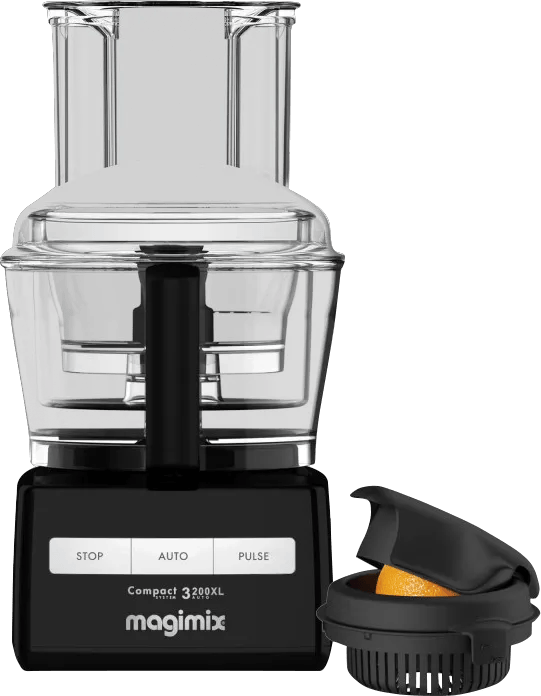 Magimix - Foodprocessor - CS 3200 XL - Zwart - Citruspers - 30 jaar motorgarantie