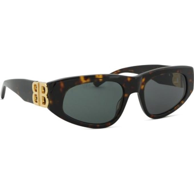Balenciaga ovale dames donkere havana groen bb0095s
