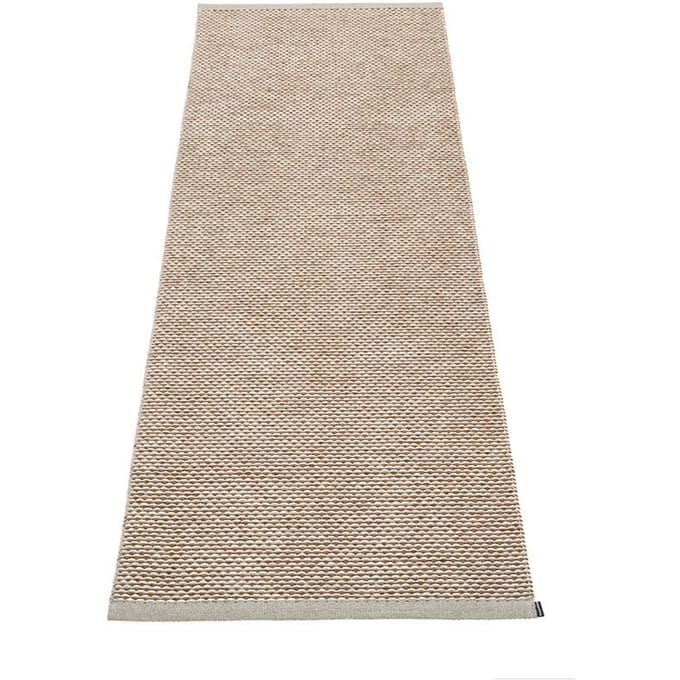 Pappelina Effi Kunststof tapijt - warm grey - 70 x 200 cm
