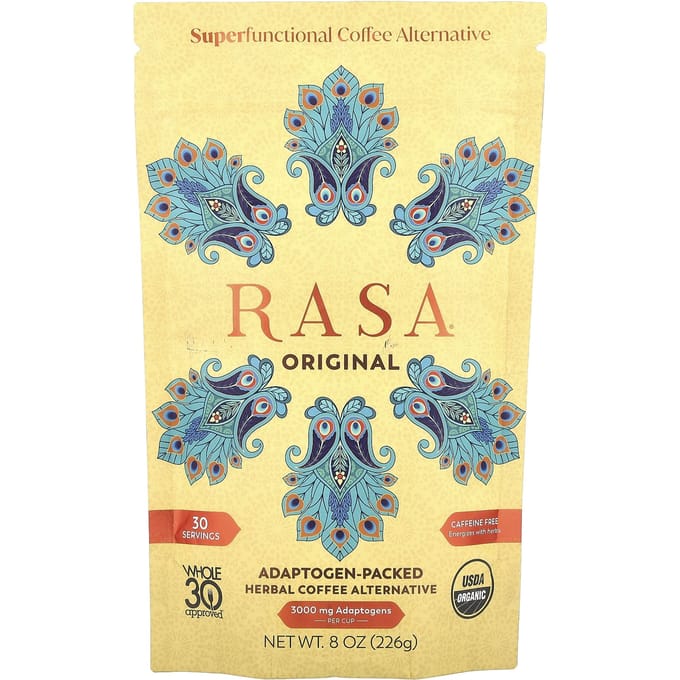 Rasa, Herbal Coffee Substitute with Adaptogens, Original, 8 oz (226 g) beige