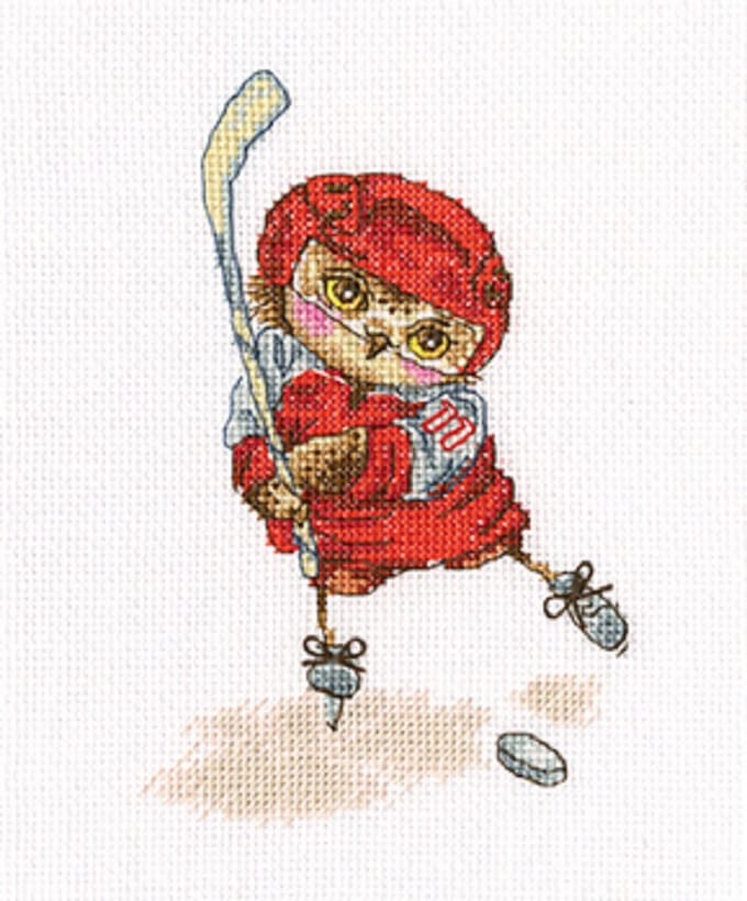 Borduurpakket - Kat - Hockey