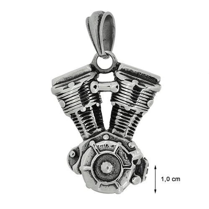 Blinx Jewels Stalen Hanger Motor Engine