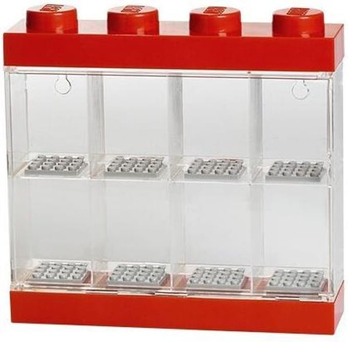 Opbergbox Minifiguur 8, Rood - LEGO