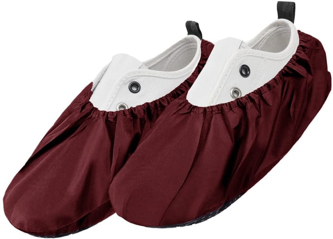 FEROCITY - Schoenovertrekken - Antislip, herbruikbaar - Unisex - Erwachsene - EU 38-45 - Polyester - Rood