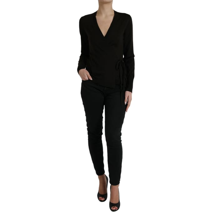 Wrap Gebreide Top Tsh84349