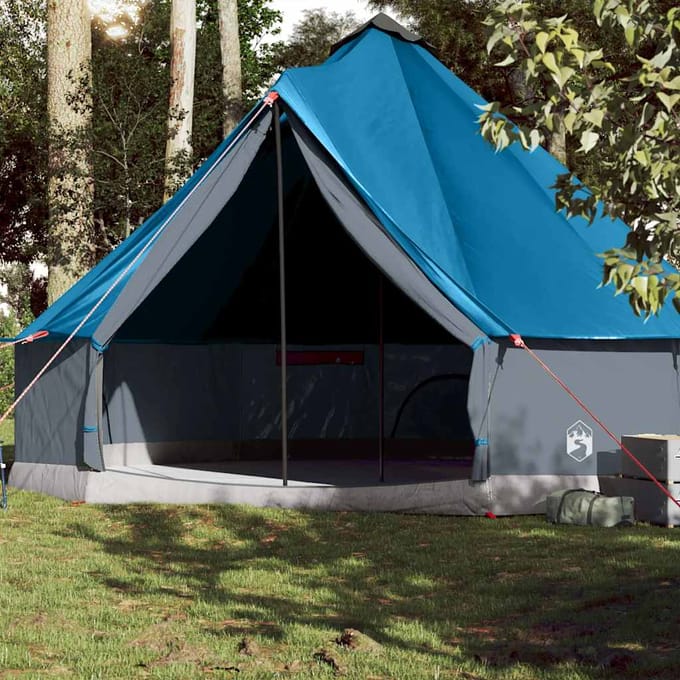 vidaXL - Tipitent - voor - gezin - 10-persoons - waterdicht - blauw