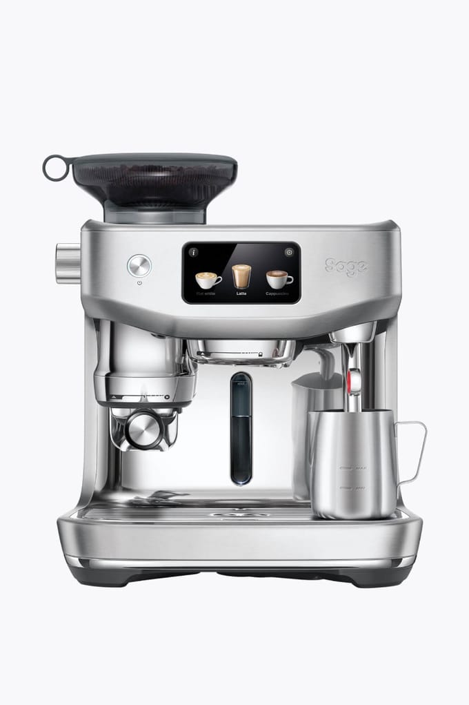 Sage SES985BSS the Oracle Jet Brushed Stainless Steel - RVS - Pistonmachine - Touchscreen - Cold Brew - Automated tamping - Espressomachine