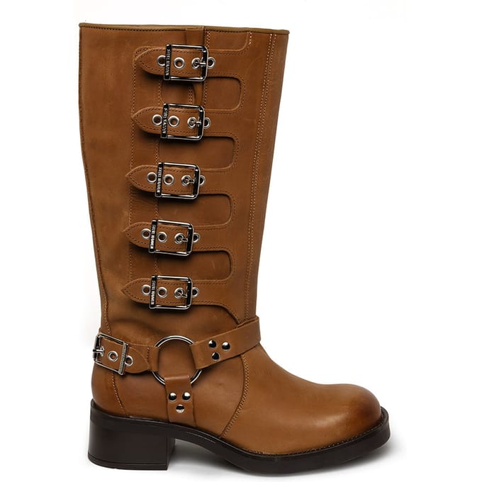 Steve Madden Battle Boots Black Leather Taglia: 37 | Mocassini Outlet | Donna | Nero
