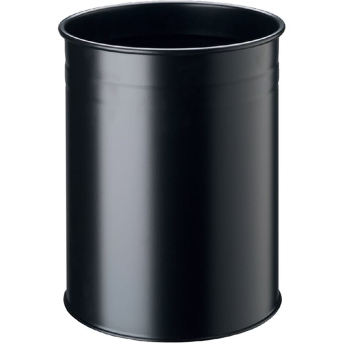 Papierbak Durable 3304-01 15 liter rond zwart