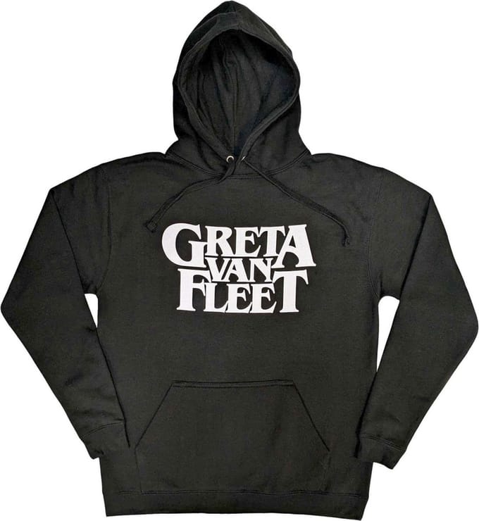 Greta Van Fleet - Logo Hoodie/trui - S - Zwart