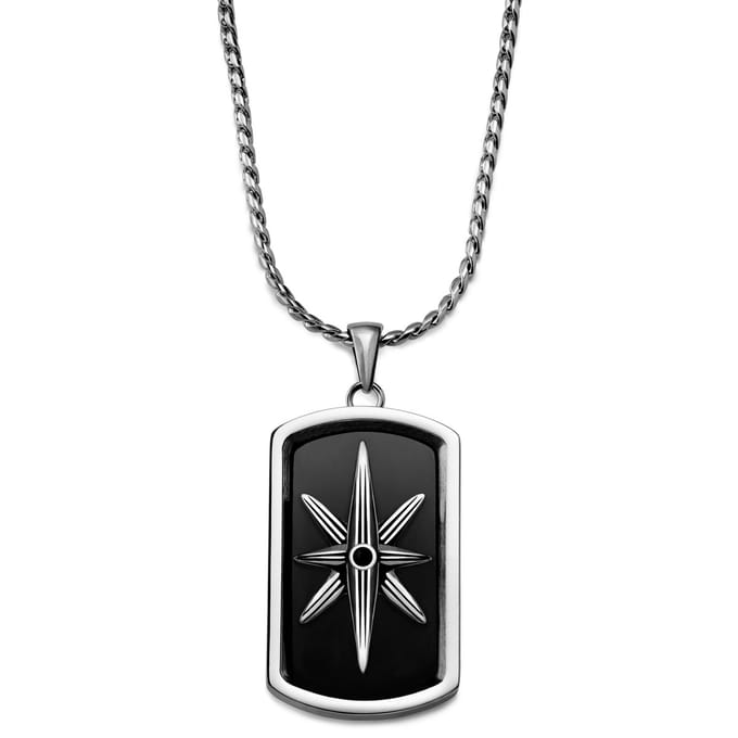 Icarus Wesley Stalen Dogtagketting