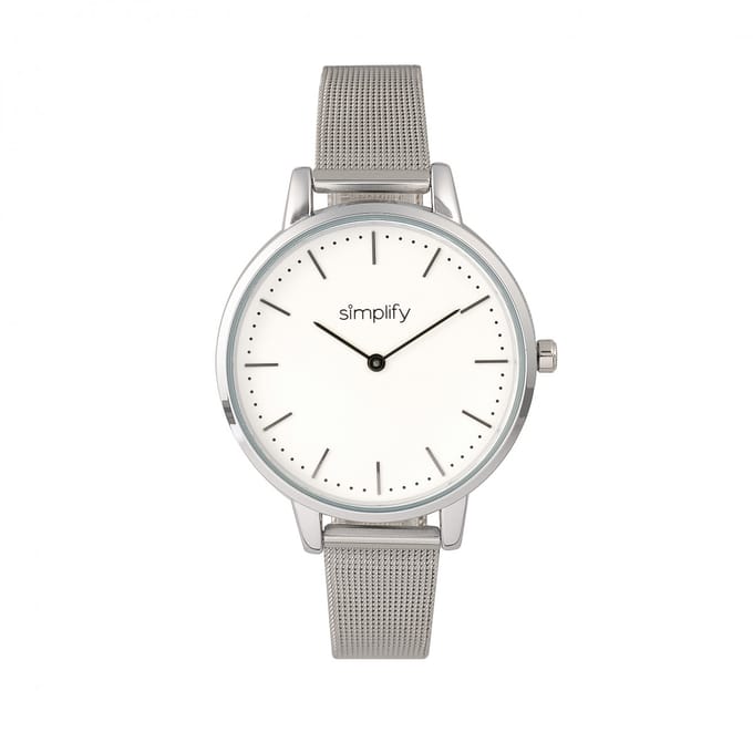 Vereenvoudig het 5800 mesh armbandhorloge
