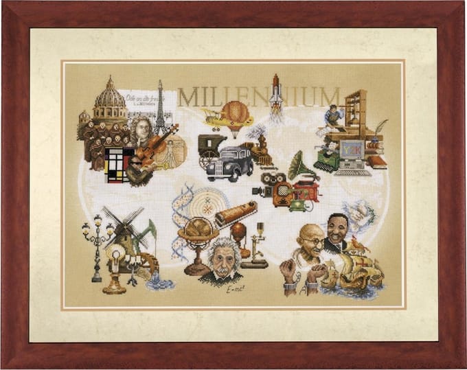 borduurpakket 34504 millennium (collectors item!)