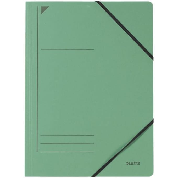 LEITZ® hoekmap, DIN A4, elastische sluiting, groen