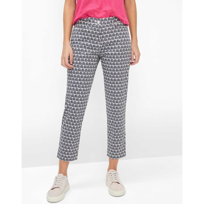 Brax Dames Chino  Style MARA S NAVY, donkerblauw, maat 38