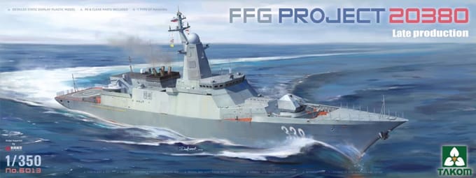 Takom Modelbouwpakket Schepen - 6013 Steregushchiy-class corvette FFG Project 20380 - Late Productie - Schip Plastic - 1:350 - Modelbouw