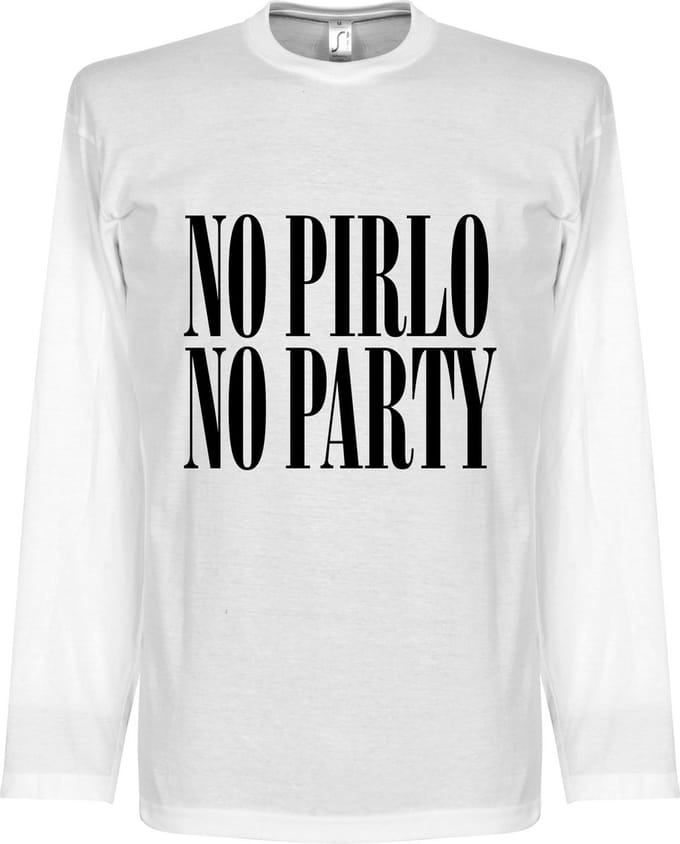 No Pirlo No Party Longsleeve T-Shirt - M