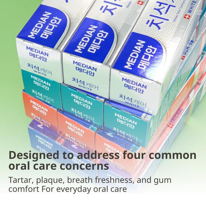 [Median] 93% Advanced Tartar Dental Iq Toothpaste 120g 120g*3