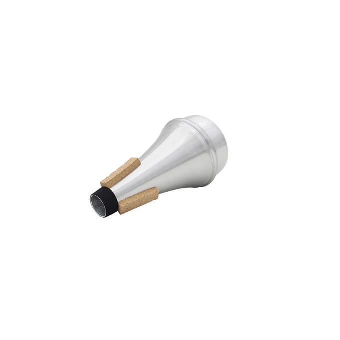 Hoge kwaliteit trompet rechte demper Sourdine aluminiumlegering zilverkleur white