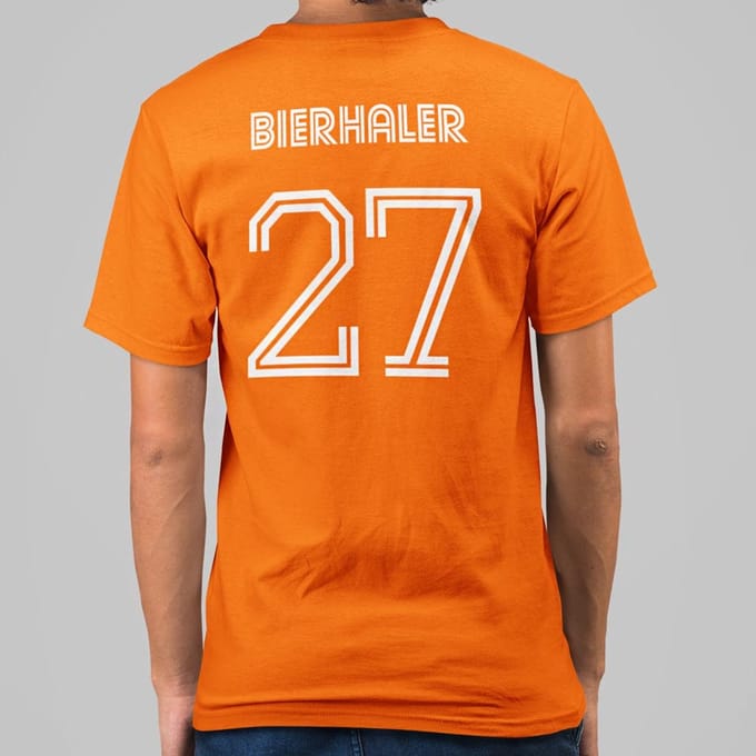 Oranje T-shirt "Bierhaler" XS