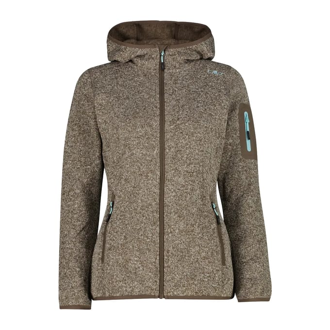 Dikke gebreide hoodie dames CMP Knit-Tech