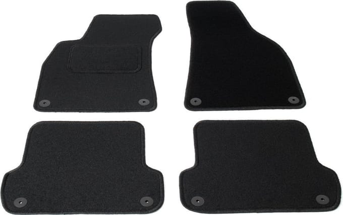 Automatten voor Audi A4 B6 en A4 B7 (2001-2008) - 4-delig - Naaldvilt