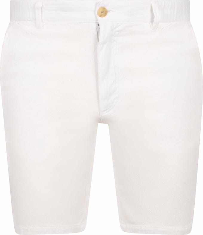 Suitable Ferdinand Structure Short Wit - Maat S - Heren - Korte broek